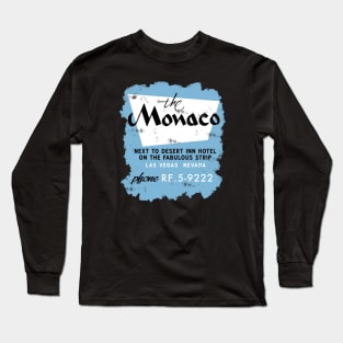 Vintage the Monaco Hotel Las Vegas Long Sleeve T-Shirt